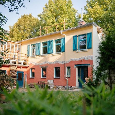 The Upholstery Tinyhouse Deluxe Eco Chalet Kreativ Citynah Chemnitz Luaran gambar