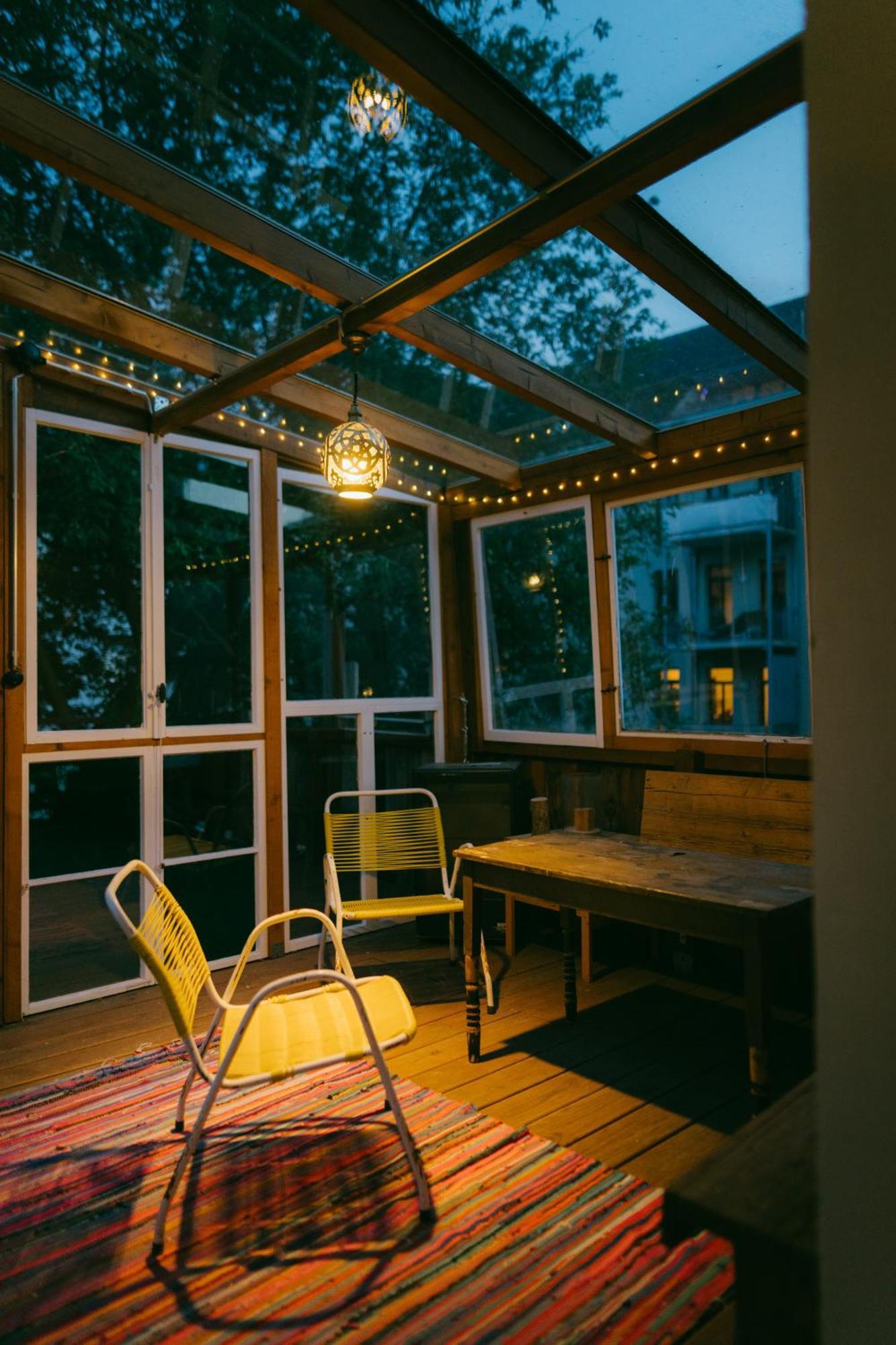 The Upholstery Tinyhouse Deluxe Eco Chalet Kreativ Citynah Chemnitz Luaran gambar