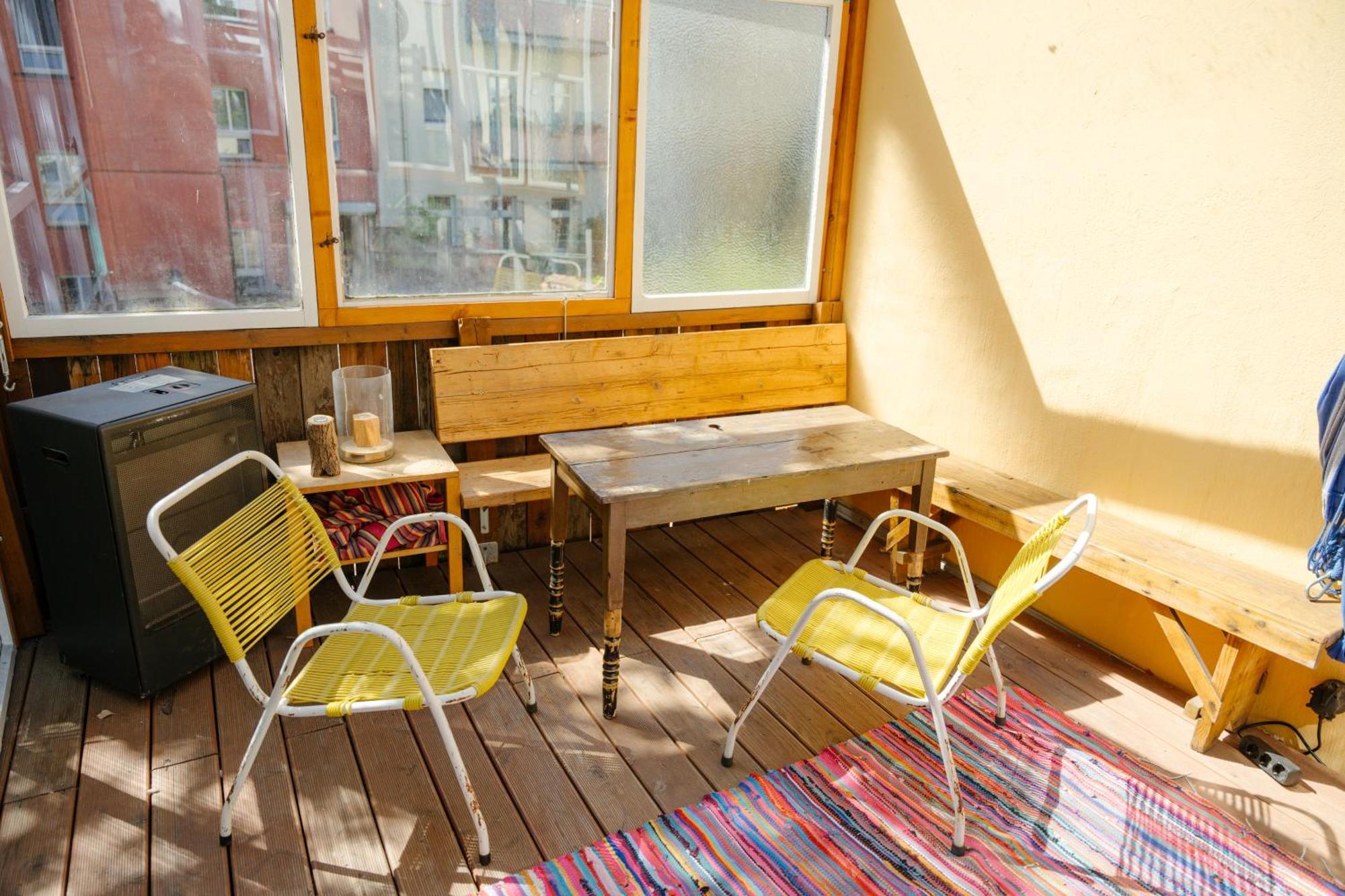 The Upholstery Tinyhouse Deluxe Eco Chalet Kreativ Citynah Chemnitz Luaran gambar