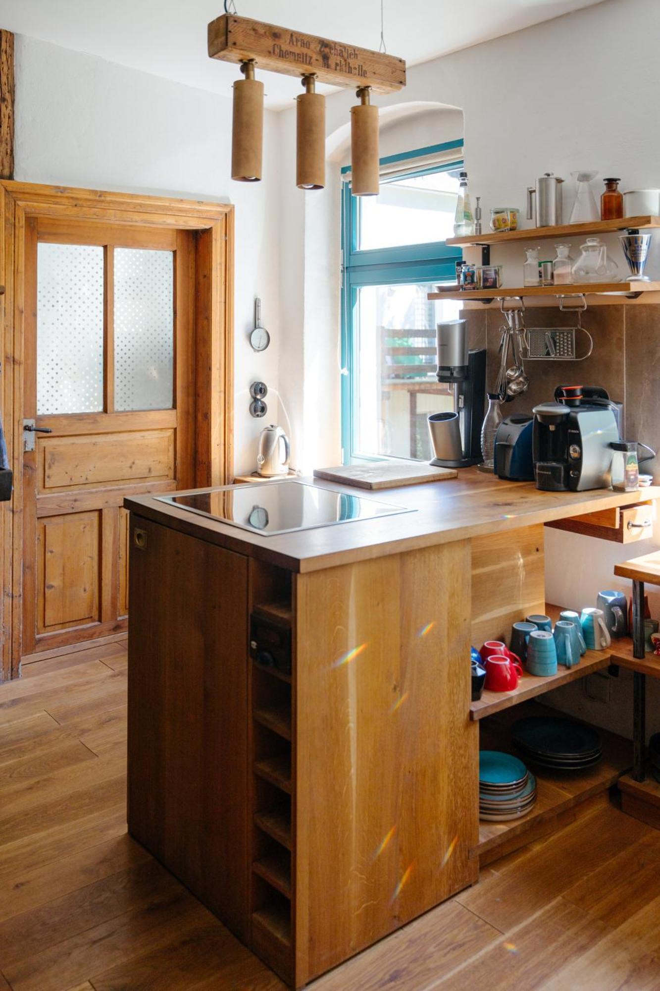 The Upholstery Tinyhouse Deluxe Eco Chalet Kreativ Citynah Chemnitz Luaran gambar